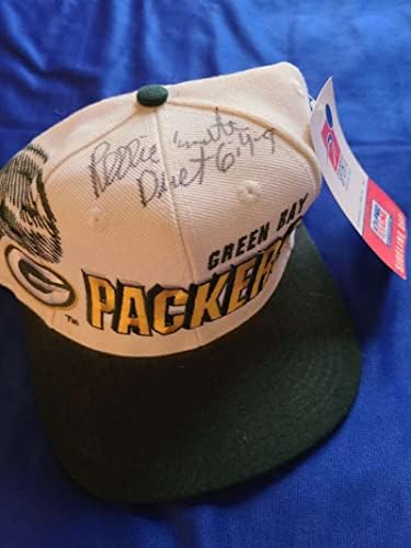 Reggie Beyaz JSA Coa İmza Green Bay Packers Şapka İmza
