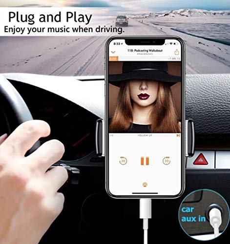 Aux Kablosu için iPhone, Apple MFi Sertifikalı esbeecables Yıldırım 3.5 mm Aux Kablosu için Araba ile Uyumlu iPhone 13 12 11