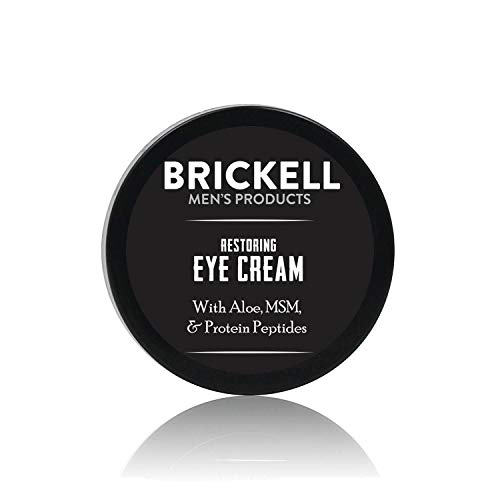 Erkekler için Brickell Erkek Onarıcı Göz Kremi, Şişlikleri, Kırışıklıkları, Koyu Halkaları, Karga Ayaklarını ve Göz Altı Torbalarını