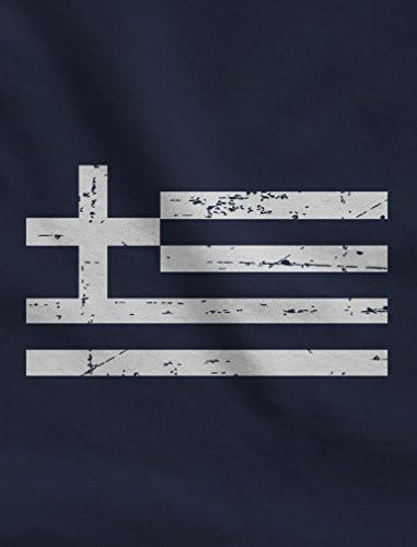 TeeStars-Yunanistan Bayrağı Vintage Stil Retro Yunan Yenidoğan Bebek Jersey Bodysuit