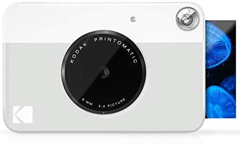 Kodak 2 x3 Premium Zink Fotoğraf Kağıdı ( 100 Sayfa) ve Printomatic Dijital Anında Baskı Fotoğraf Makinesi-ZİNK 2x3 Yapışkan