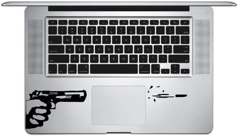 Silah ve mermi sembol tuş takımı İphone İpad Macbook çıkartma cilt etiket dizüstü bilgisayar