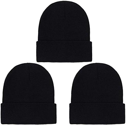 Cooraby çocuk Kış Kasketleri Örme Sıcak Soğuk Hava Bere Şapka Erkek Kız Kapaklar