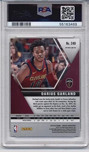 2019-20 Panini Mozaik Genesis 249 Darius Çelenk Cleveland Cavaliers NBA Basketbol Kartı (RC - Çaylak Kartı) PSA 10 MÜCEVHER