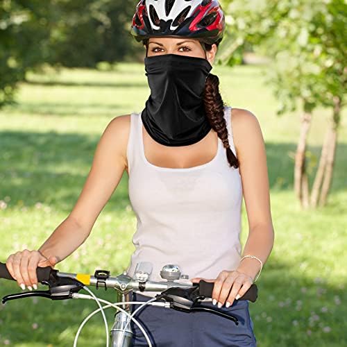 6 Adet Yaz UV Koruma Boyun Tozluk Kask Astar Kafatası Kapaklar Yüz boyun eşarbı Ter Esneklik bisikletçi şapkası