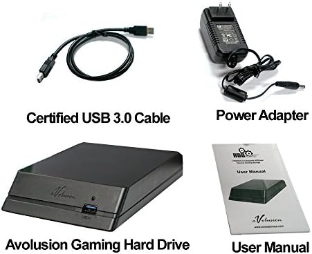 Avolusion HDDGear 6 TB (6000 GB) 7200 RPM 64 MB Önbellek USB 3.0 Harici PS4 Oyun Sabit Disk (PS4 Önceden Biçimlendirilmiş) -