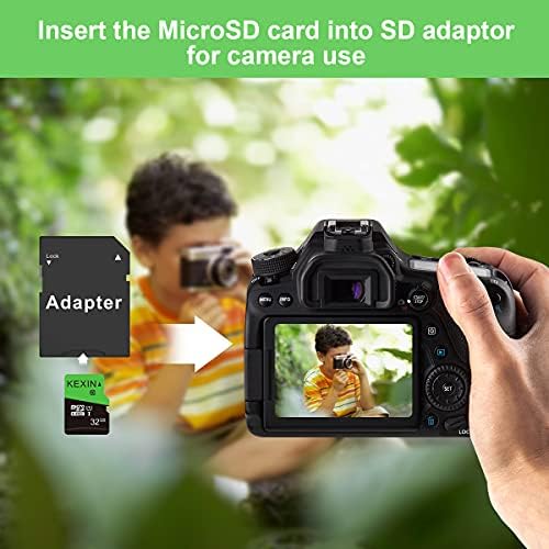 KEXIN 32 GB Mikro SD Kart 32 GB Sınıf 10 Ultra Mikro SDHC UHS-I Toplu Hafıza Kartı C10, U1, 10 Paket Toplu Mikro SD Kart